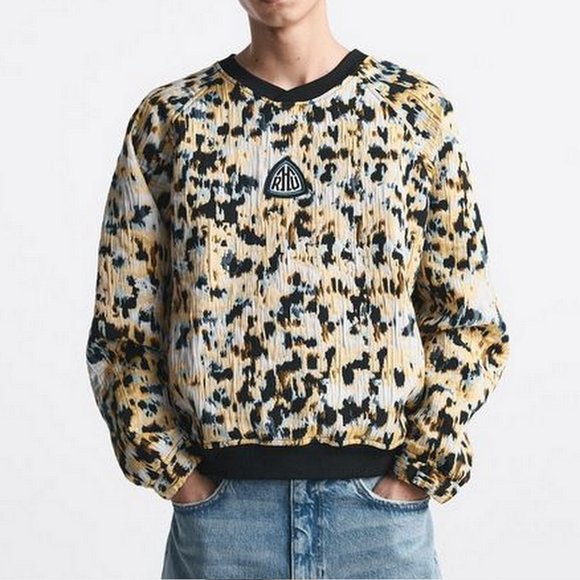 Zara X Rhuigi Limited Release Animal Print Pullover S/M - Picture 1 of 8